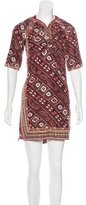 Thumbnail for your product : Isabel Marant Silk Abstract Print Dress w/ Tags