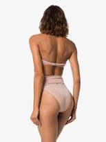 Thumbnail for your product : Adriana Degreas bandeau high waist bikini