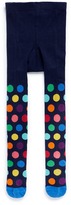 Thumbnail for your product : Happy Socks Polka dot kids tights