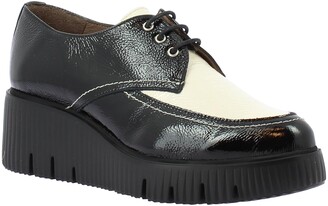 platform lace up loafers