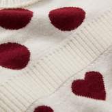 Thumbnail for your product : Burberry Childrens Heart and Spot Intarsia Cashmere Sweater Dress