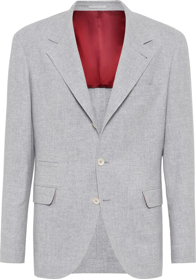 Brunello Cucinelli Single-Breasted Blazer