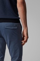 Thumbnail for your product : HUGO BOSS Slim-fit trousers in patterned stretch-cotton twill