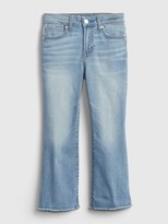 Thumbnail for your product : Gap Kids High-Rise Ankle Flare Jeans with Stretch