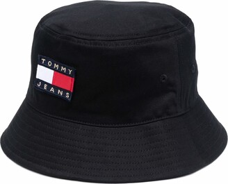 Tommy Hilfiger Logo-Patch Bucket Hat - ShopStyle