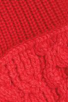 Thumbnail for your product : McQ Wool And Cashmere-blend Turtleneck Sweater - Red