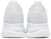Thumbnail for your product : Versace White Chain Reaction Sneakers