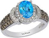 Thumbnail for your product : LeVian 14K 1.90 Ct. Tw. Diamond & Blue Topaz Ring