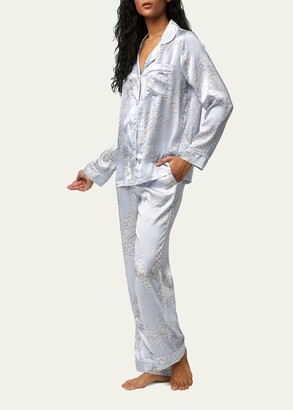 Bedhead Pajamas Floral-Print Silk Pajama Set