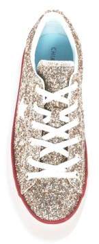 Converse Chiara Ferragni One Star Glitter Leather Platform Sneakers