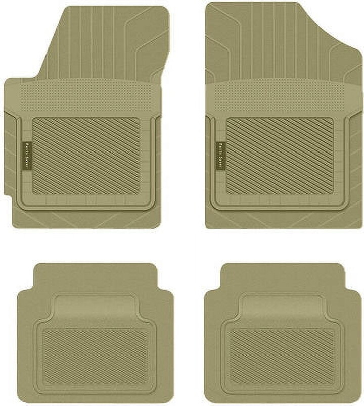 Pants Saver PantsSaver Custom Fit Car Floor Mats for BMW X3 2017, 4 pc, All Weather Protection for vehicles, Heavy Duty Weather Resistant Plastic,Tan
