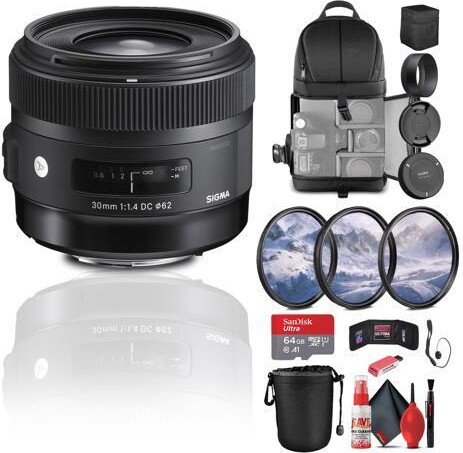 Sigma 30mm f/1.4 DC DN Contemporary Lens for Nikon Z Bundle