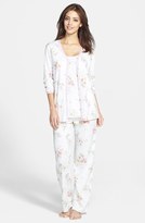 Thumbnail for your product : Carole Hochman Designs 'Cozy Morning' 3-Piece Pajamas