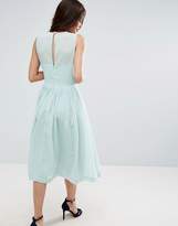 Thumbnail for your product : ASOS DESIGN Bridesmaid midi dress with ruched panel detail