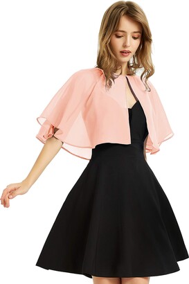 Buy Soft Shawls and Wraps Chiffon Capelets Shrug for Evening Dress Wedding  Cape Cover Up for Womens Online at desertcartINDIA