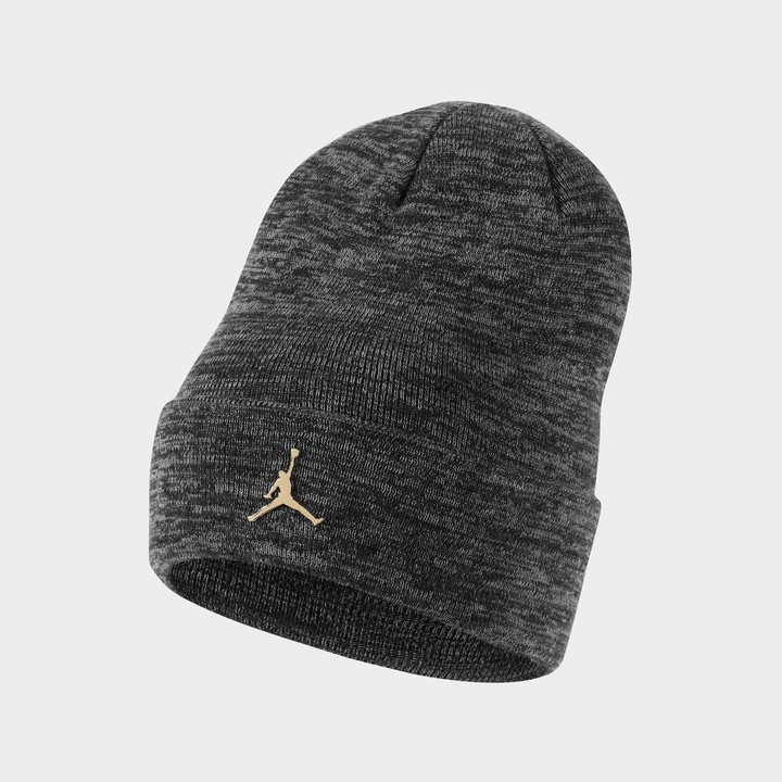 jumpman metal cuffed beanie