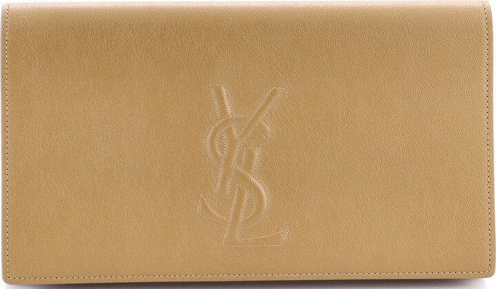 Saint Laurent Belle de Jour Clutch Leather Large