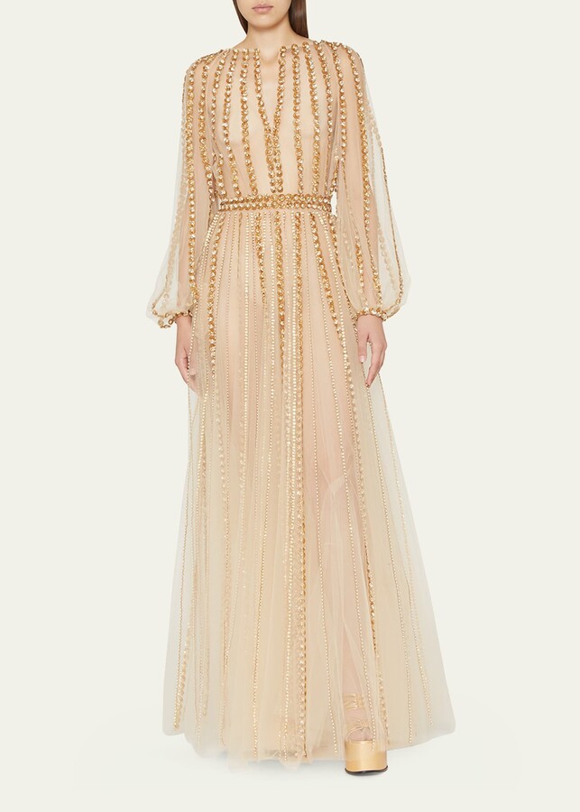 Valentino Gold Dresses |