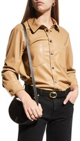Thumbnail for your product : JONATHAN SIMKHAI STANDARD Ryder Vegan Leather Long-Sleeve Shirt