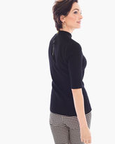 Thumbnail for your product : Chico's Ribbed Mock Neck Top