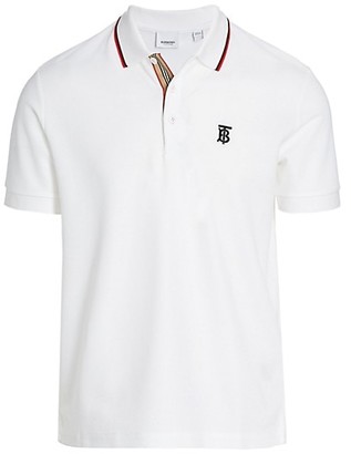 burberry white collar shirt