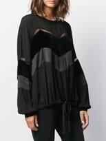 Thumbnail for your product : Twin-Set Paneled Drawstring Blouse
