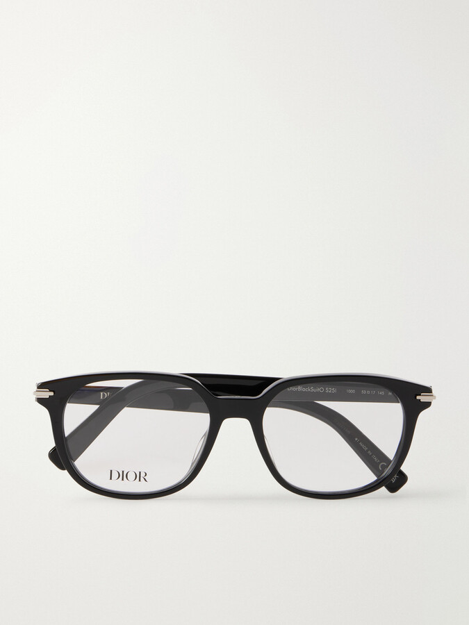 DiorBlackSuit A3 Round-Frame Acetate Glasses