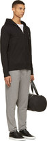 Thumbnail for your product : Paul Smith Black Zip-Up Hooded Zebra Patch Sweatshirt
