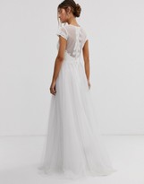 Thumbnail for your product : ASOS EDITION EDITION embroidered bodice wedding dress with mesh skirt