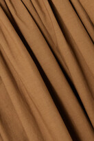 Thumbnail for your product : Matteau + Net Sustain Tiered Organic Cotton-poplin Midi Dress - Light brown