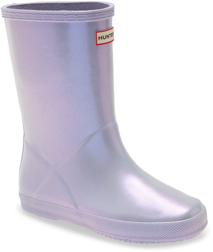 kids purple hunter boots