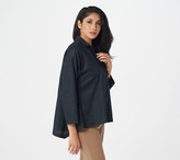 Thumbnail for your product : Women With Control Attitudes by Renee Button Front Twill Wrinkle Resistant Shirt