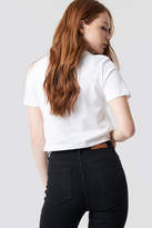 Thumbnail for your product : Calvin Klein Monogram Crop Pocket Tee Bright White