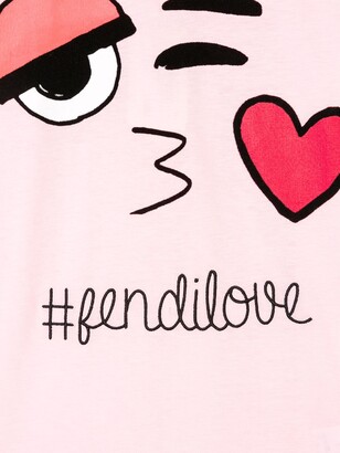 Fendi Kids FendiLove T-shirt