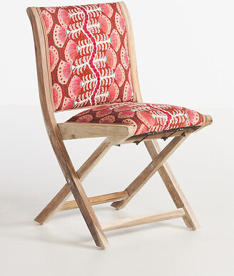 Anthropologie Hagen Terai Folding Chair Orange