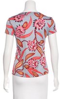 Thumbnail for your product : Hermes Printed Short Sleeve Top