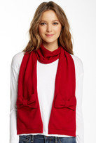 Thumbnail for your product : Sofia Cashmere Bow Cashmere Scarf