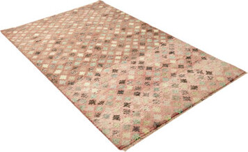 Isabelline 4x6 Partida Tan Rose Rug