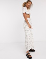 Thumbnail for your product : Emory Park full maxi skirt in vintage floral co-ord