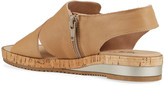 Thumbnail for your product : Sesto Meucci Sabita Demi-Wedge Flat Sandals, Beige