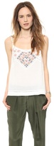 Thumbnail for your product : Velvet Charlize Embroidered Tank