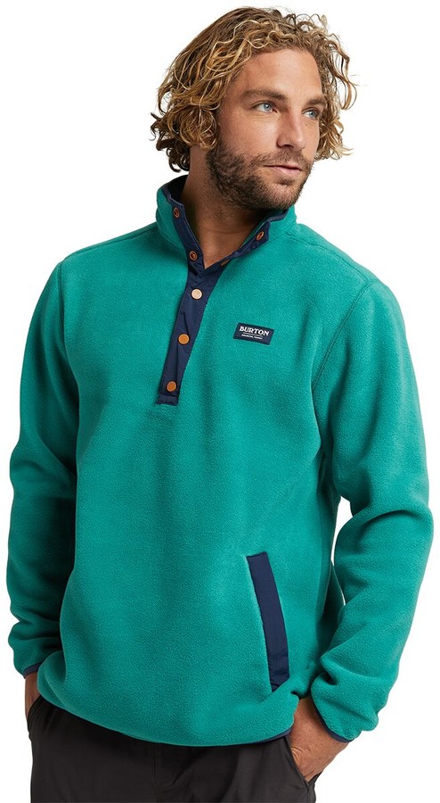 men's burton hearth fleece anorak