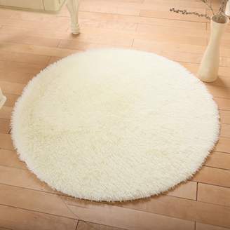 Carpet European Pure Color Wire Hair Circular Carpet|Nordic Living Room Coffee Table Bedroom Bedside Hanging Basket Yoga mat (Color : , Size :)