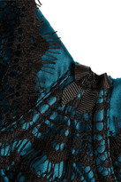 Thumbnail for your product : Mimi Holliday Bisou Bisou Azure Lace And Satin Plunge Bra