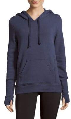 Solid Cotton Hoodie