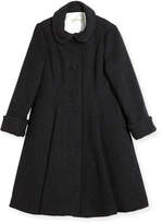 Thumbnail for your product : Helena Wool Topper Coat, Gray, Size 7-14