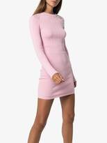 Thumbnail for your product : Balmain button-embellished knit mini dress