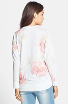 Thumbnail for your product : Chloe K Floral Print French Terry Sweatshirt (Juniors)