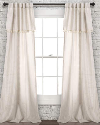 Triangle Home Fashion Ivy Tassel Window Curtain Panels