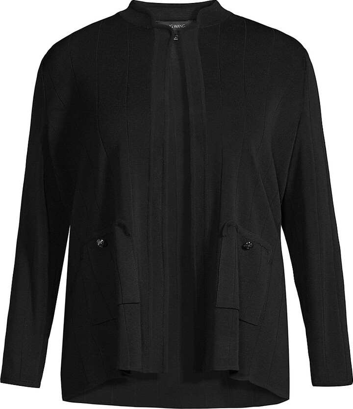Ming Wang, Plus Size Knit Jacket ShopStyle